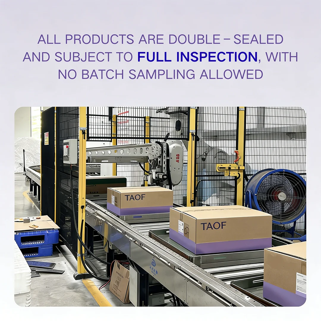 We don’t cut corners on quality — literally every single product gets the full VIP treatment before it reaches you. That means: 100% full inspection, no shortcuts: No random batch sampling here. Every TAOF toy goes through a complete quality check to make sure it’s perfect before it leaves our facility. Double-sealed packaging: Each item is sealed twice for extra protection, so it arrives fresh, untouched, and exactly as it should be. Peace of mind, guaranteed: We handle every detail so you don’t have to wonder if your toy was rushed, skipped, or compromised in any way. This is the care that goes into every single TAOF product, because you deserve nothing less.