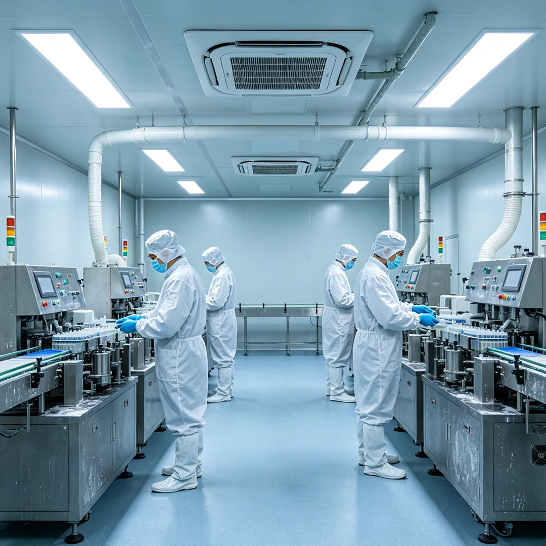 Step 2: Our production doesn’t just happen in any room — it happens in a Class 10000 clean room. Every TAOF toy is assembled in a controlled, sterile environment designed to keep contaminants out. We use high-efficiency air filters to keep the air clean, plus constant temperature and humidity control to stop microbes from growing in the first place. All equipment gets daily hydrogen peroxide plasma disinfection, and every team member wears full sterile protective gear to prevent any manual contamination. This isn’t just fancy manufacturing — it’s how we make sure our products stay the best safe sex toys for sensitive skin, from start to finish.