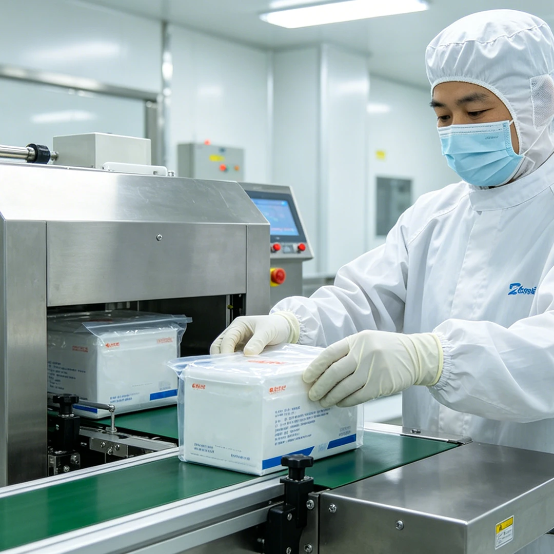 Step 5: The final step to keep your toy safe from factory to you: sterile packaging. Only products that pass every disinfection and inspection make it to this stage. They’re sealed in sterile packaging right in our clean environment, so there’s zero chance of secondary contamination. Every package comes with an English disinfection certificate that lists the exact disinfection date and batch number — you can even trace the full process anytime you want. This is the last piece of our promise to make the best safe sex toys for sensitive skin: your toy stays sterile until you open it.