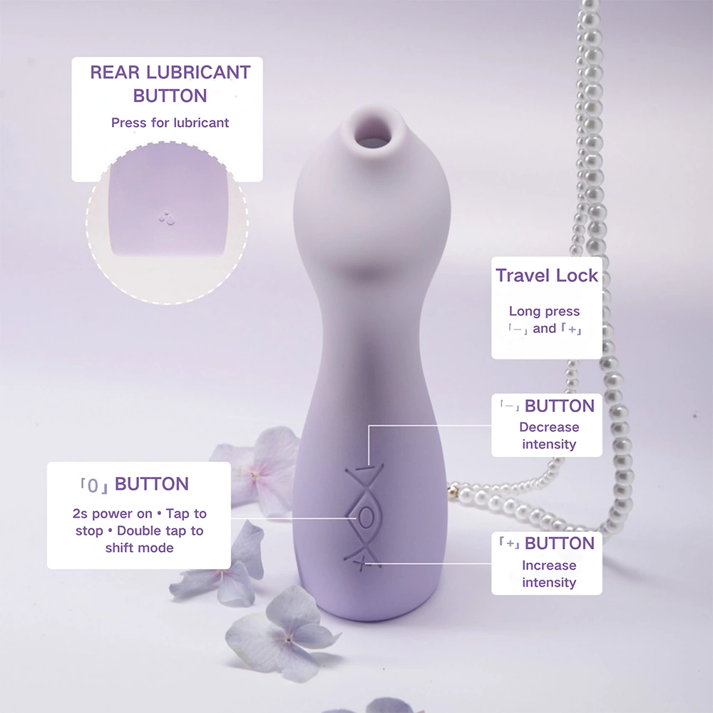 TAOF Protagonist annotated feature image showing rear lubricant button and front O, plus-minus control layout.