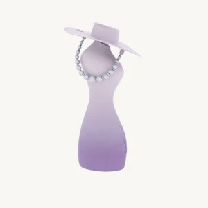 TAOF Protagonist pure lavender silicone device with white hat and embossed logo on a minimalist background.