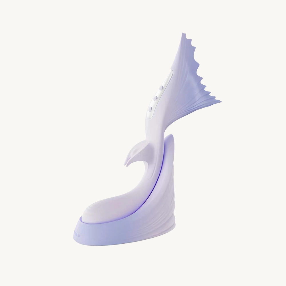 A soft side view of the TAOF Vivare Lavender Purple, showcasing its calming lilac gradient and neatly placed controls, ready for a peaceful self-care routine.